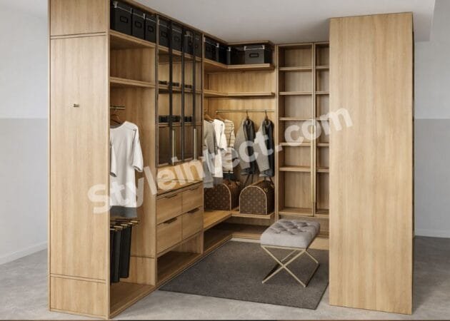 Modern Walk-In Wardrobe Design for Smart and Stylish Bedroom Storage